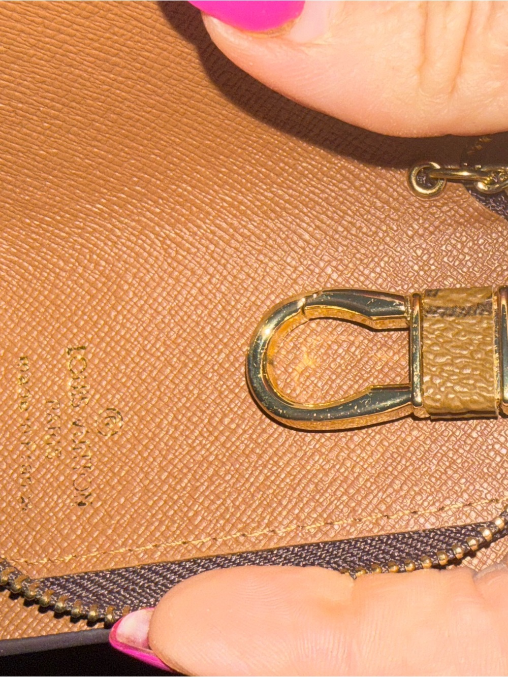 Louis Vuitton Monogram Key Pouch / Pochette Clés Brown Canvas Key Holder Wallet - Picture 4 of 4